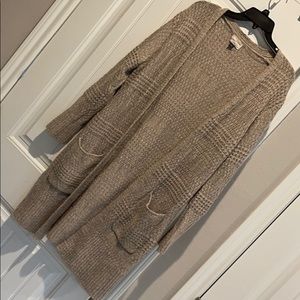 Tan cardigan